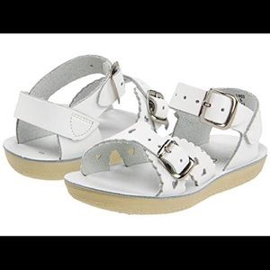 KIDS SALT WATER WHITE SANDALS